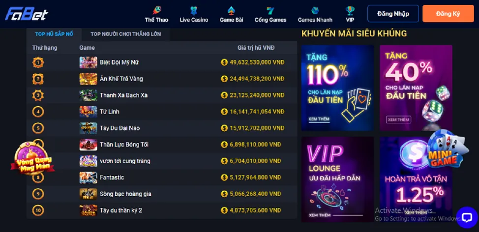 Khuyến mãi chào mừng thành viên mới loto188 casino